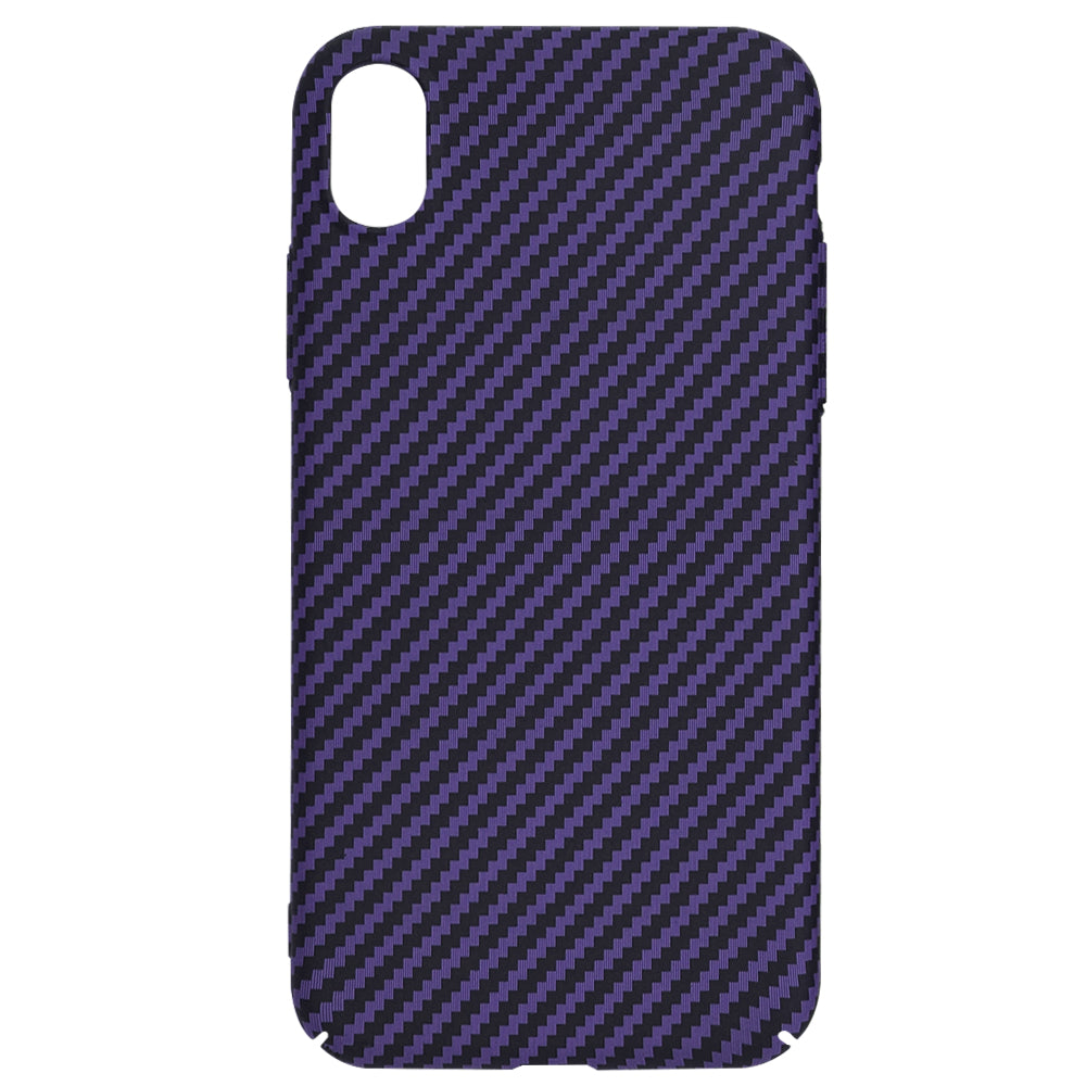 Ovitek za Apple iPhone XR, Techsuit, Carbonite FiberShell, Vijoličen