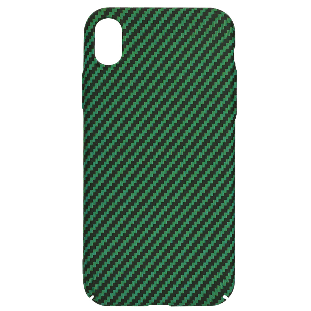 Ovitek za Apple iPhone XR, Techsuit, Carbonite FiberShell, Zelen