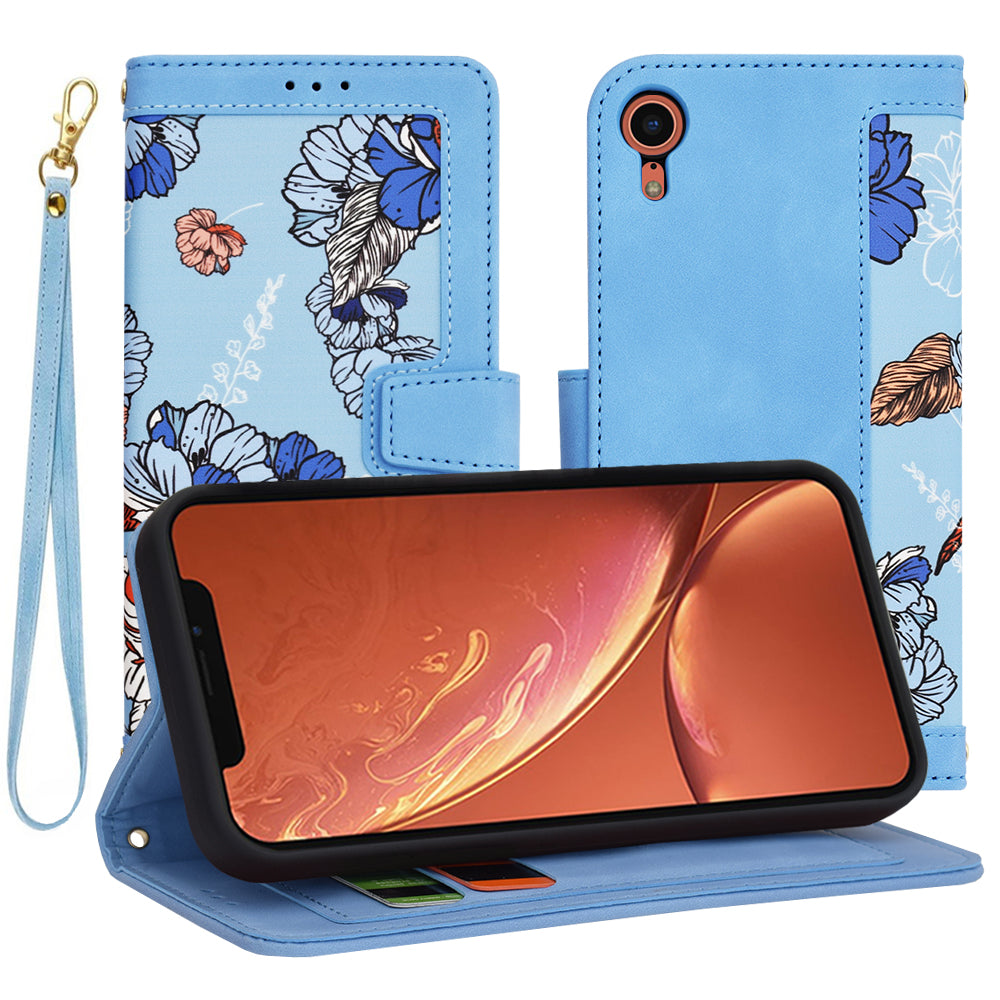 Ovitek za Apple iPhone XR, Techsuit, FlipCraft, modra