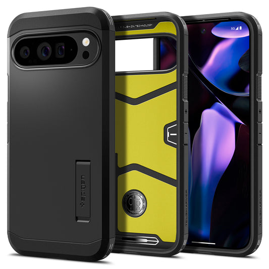 Ohišje za Google Pixel 9 Pro XL, Spigen, Tough Armour, črno ACS07726