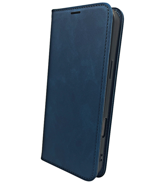 Ovitek za Honor 400 Lite, OEM, Smart Suede, Temno moder
