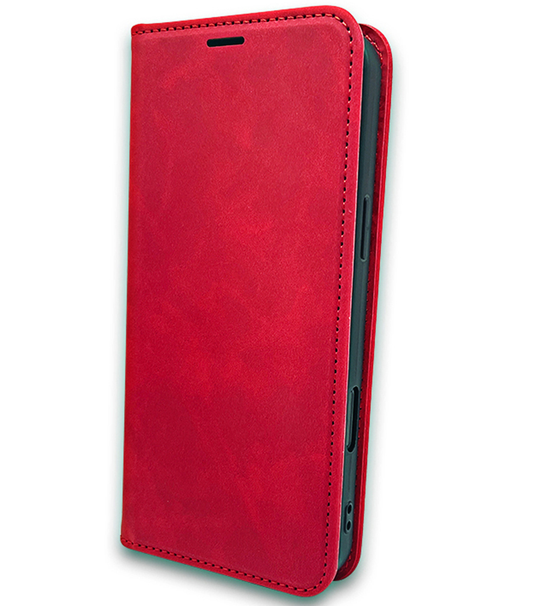 Ovitek za Honor 400 Lite, OEM, Smart Suede, Rdeč
