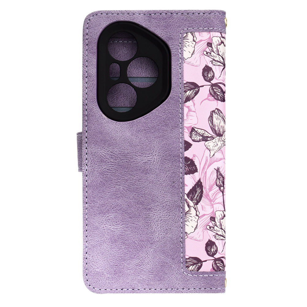 Ovitek za Honor 400 Pro, Techsuit, FlipCraft, vijoličen