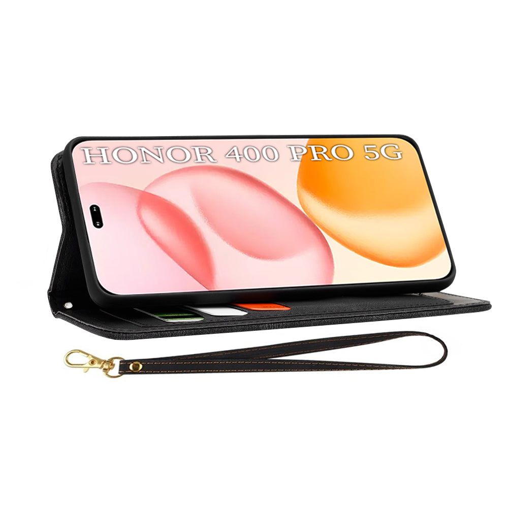 Ovitek za Honor 400 Pro, Techsuit, FlipCraft, Črn