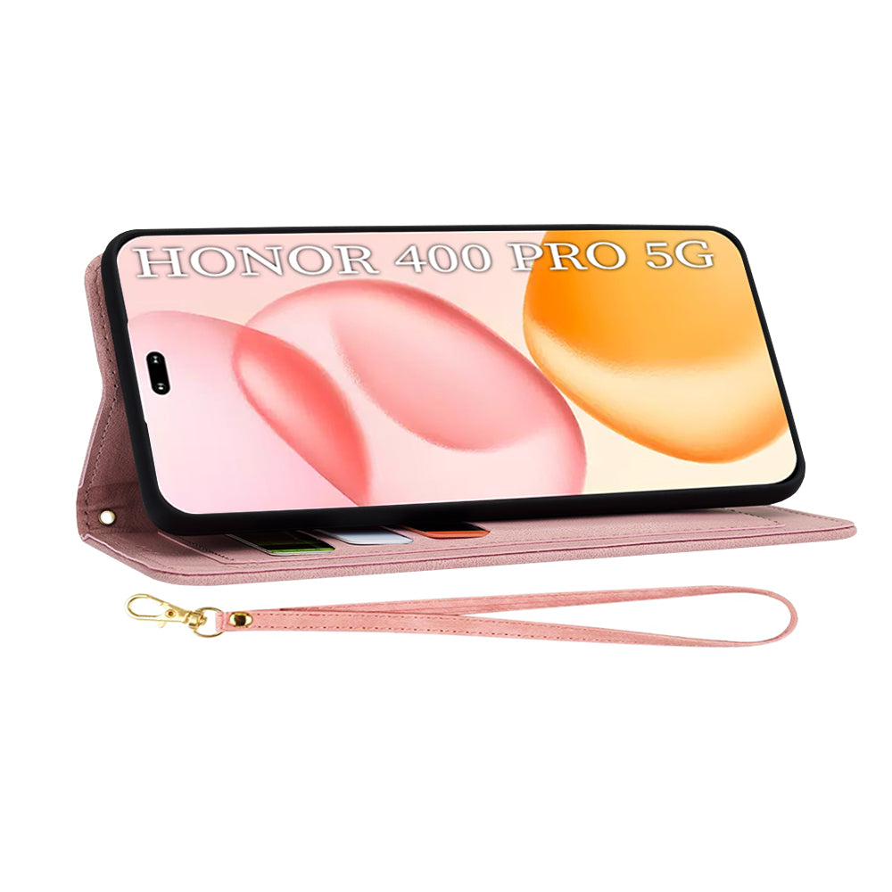 Ovitek za Honor 400 Pro, Techsuit, FlipCraft, roza