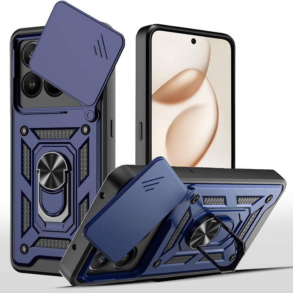 Ovitek za Honor 400 Smart 4G / X7d 4G / 400 Smart 5G, Techsuit, CamShield, Modra