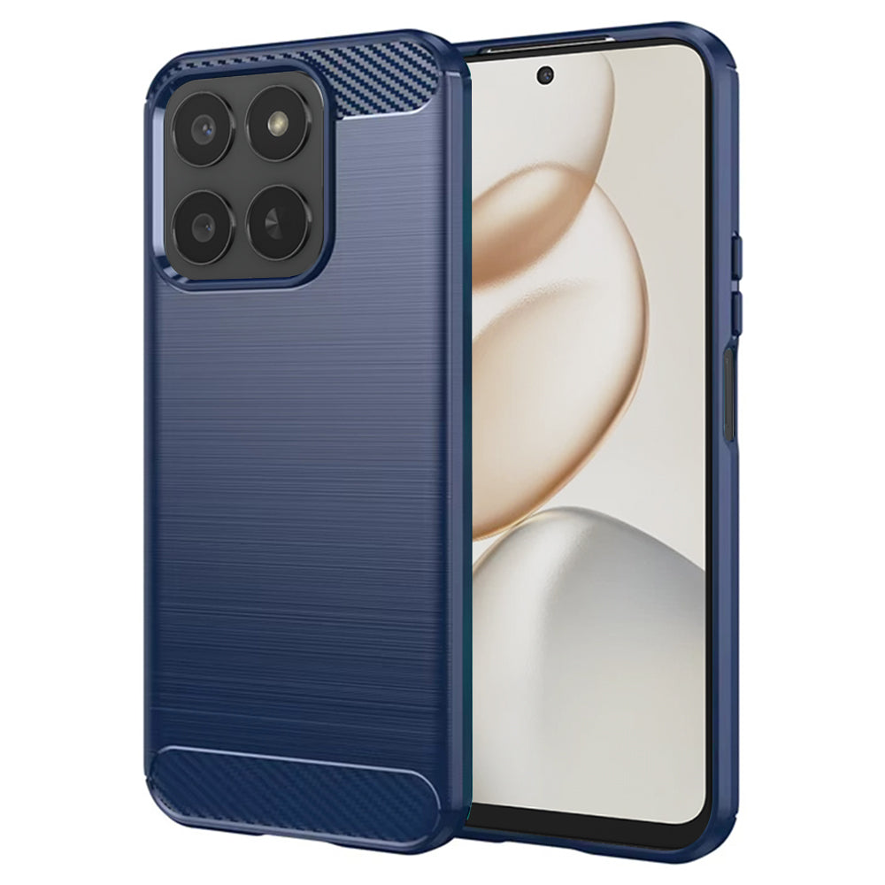 Ovitek za Honor 400 Smart 4G / X7d 4G / 400 Smart 5G, Techsuit, Carbon, Modra