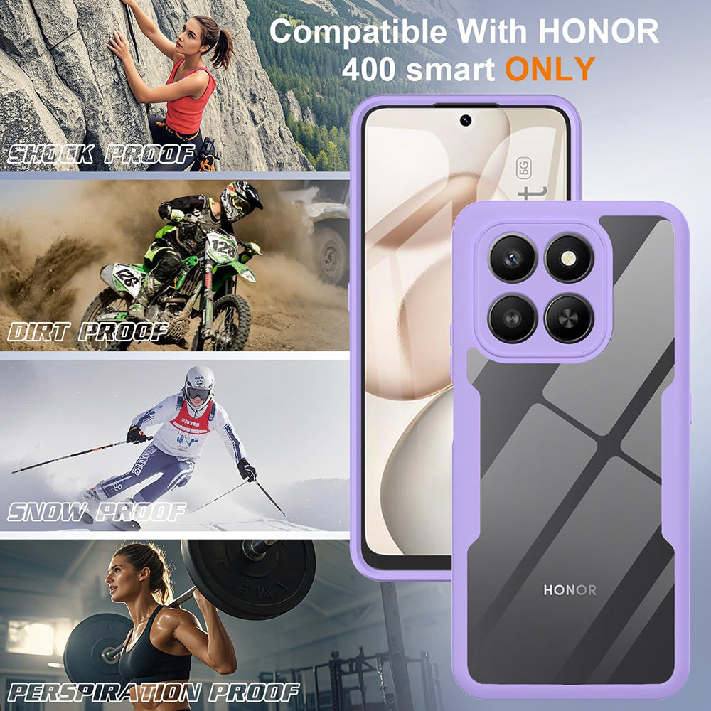 Ovitek za Honor 400 Smart 4G / X7d 4G / 400 Smart 5G, Techsuit, ColorVerse 360, Vijolična