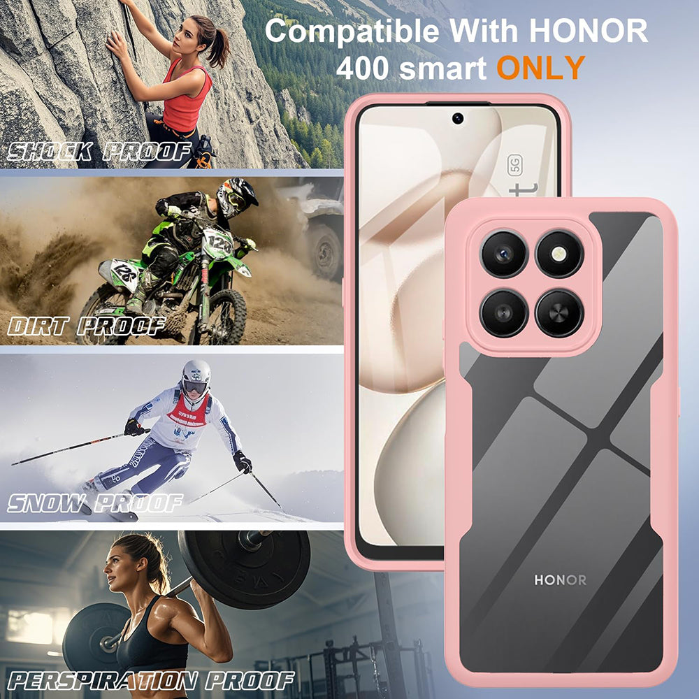 Ovitek za Honor 400 Smart 4G / X7d 4G / 400 Smart 5G, Techsuit, ColorVerse 360, Roza