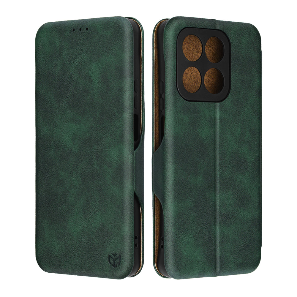 Ovitek za Honor 400 Smart 4G / X7d 4G / 400 Smart 5G, Techsuit, Safe Wallet Plus, Zelen