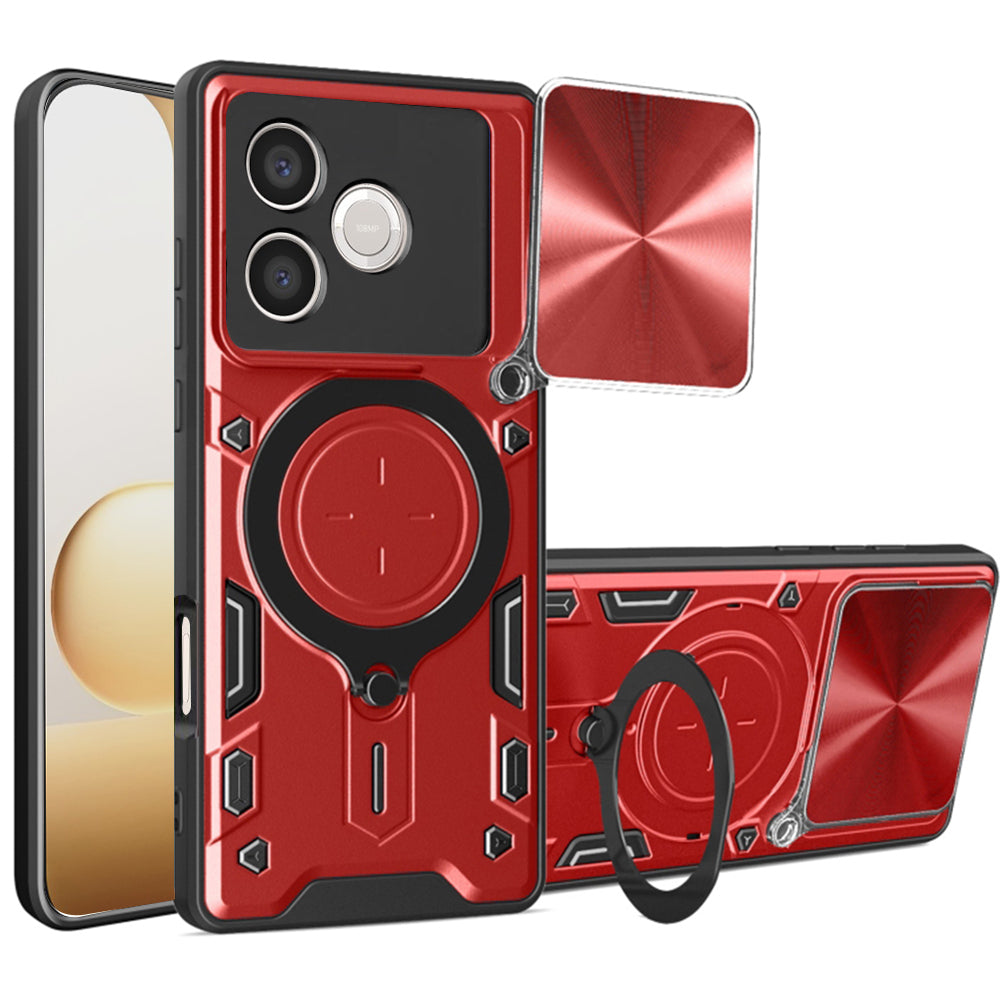 Case for Honor 600 Lite, Techsuit, CamGuard Pro, Red