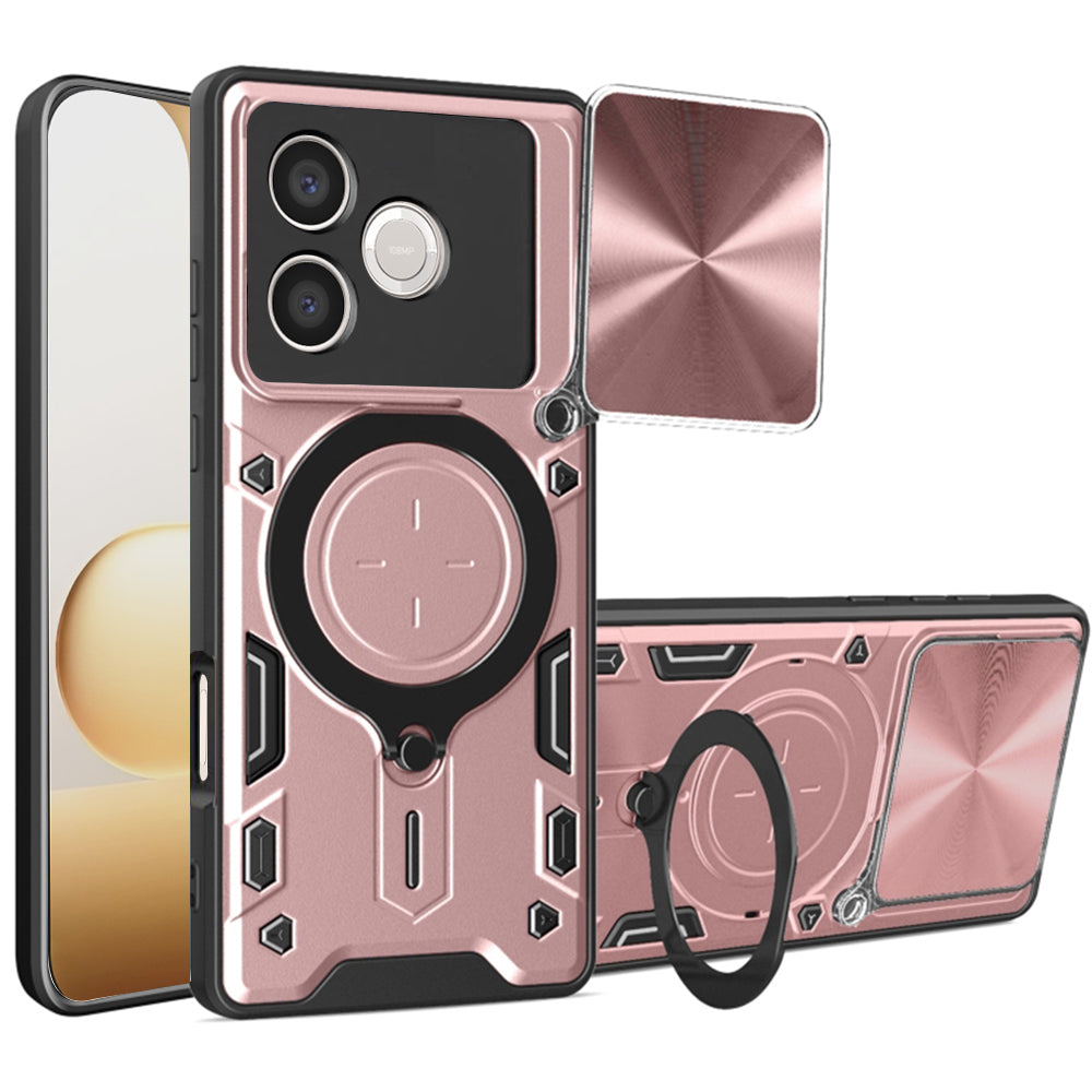 Ovitek za Honor 600 Lite, Techsuit, CamGuard Pro, Rožnato Zlata