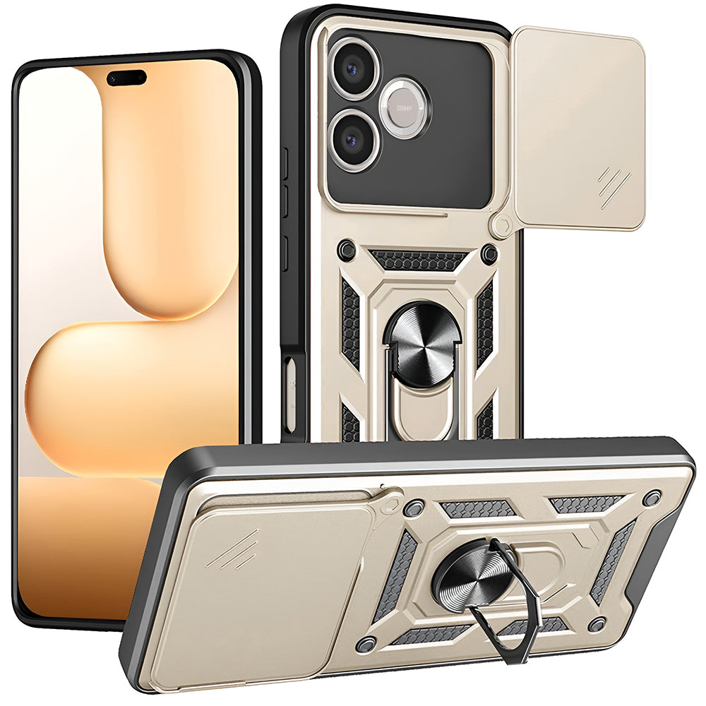 Ovitek za Honor 600 Lite, Techsuit, CamShield, Zlat