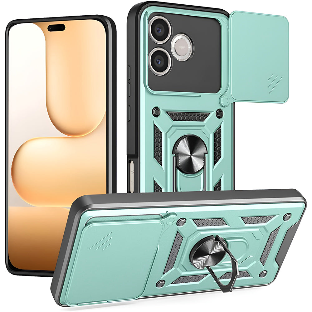 Ovitek za Honor 600 Lite, Techsuit, CamShield, Zelen