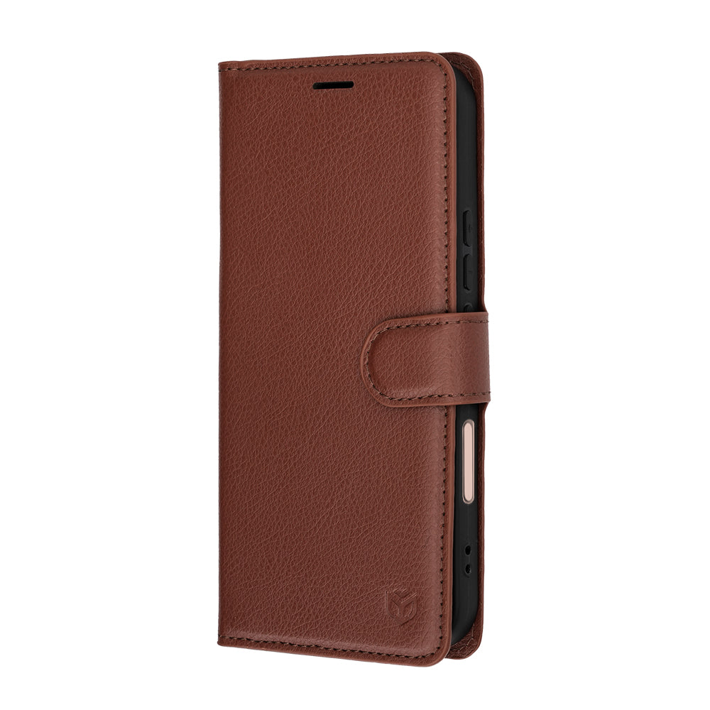 Ovitek za Honor 600 Lite, Techsuit, Leather Folio, rjava