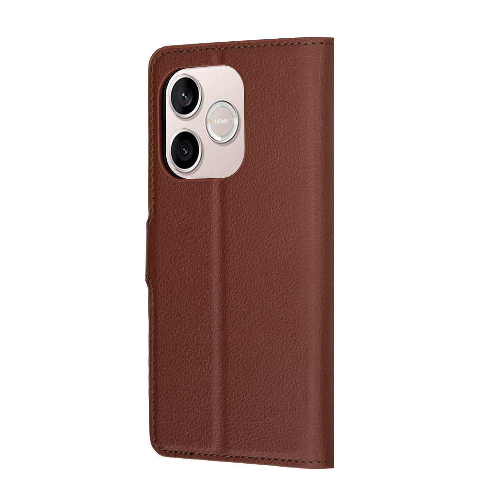 Ovitek za Honor 600 Lite, Techsuit, Leather Folio, rjava