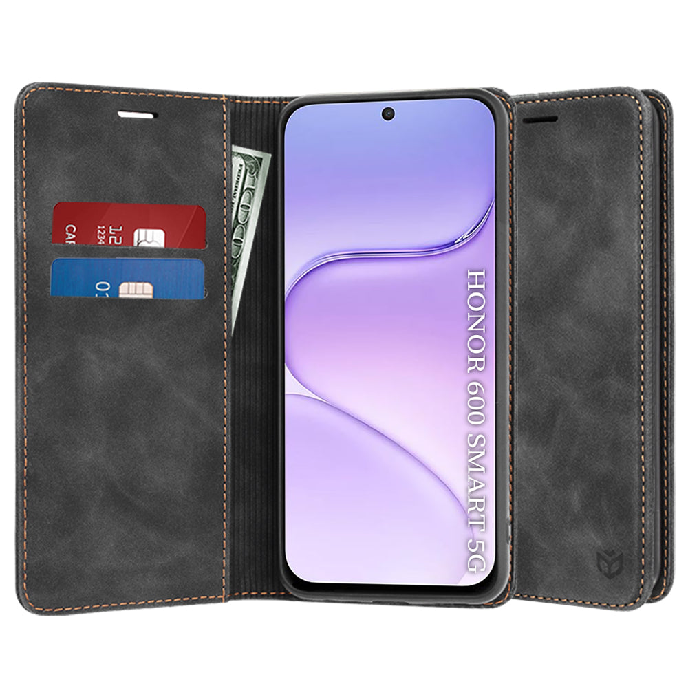 Ovitek za Honor 600 Smart, Techsuit, Confy, Črn