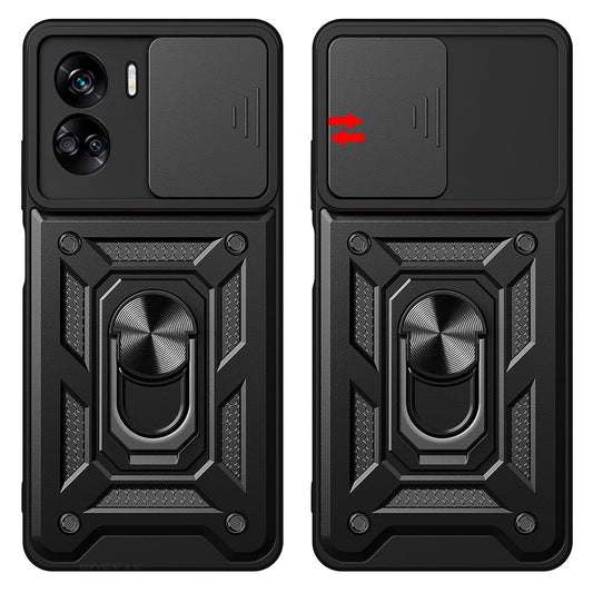 Ovitek za Honor 90 Lite, Techsuit, CamShield, Črn