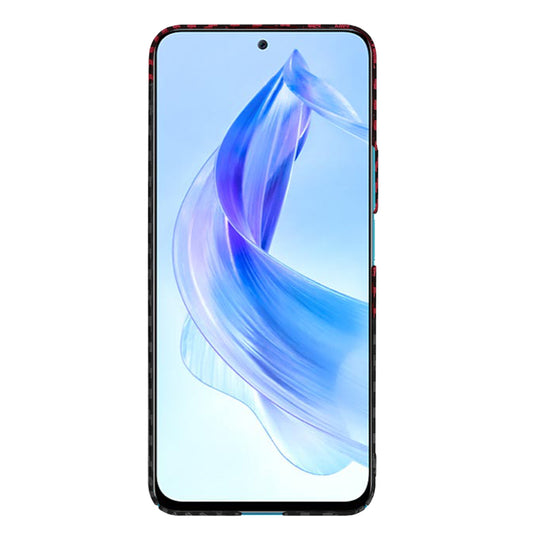 Ovitek za Honor 90 Lite, Techsuit, Carbonite FiberShell, Črno rdeč