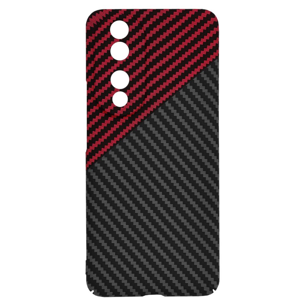 Ovitek za Honor 90, Techsuit, Carbonite FiberShell, Črno Rdeč