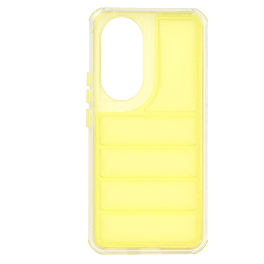 Case for Honor 90, Techsuit, Wave Shield, Yellow