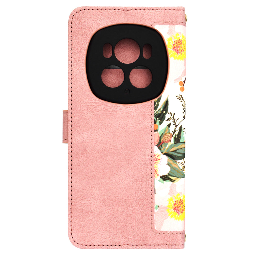 Ovitek za Honor Magic6 Pro, Techsuit, FlipCraft, roza