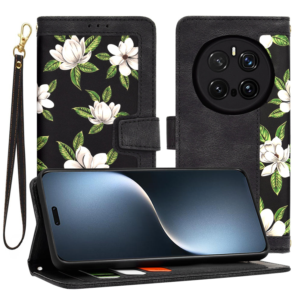 Ovitek za Honor Magic7 Pro, Techsuit, FlipCraft, Črn