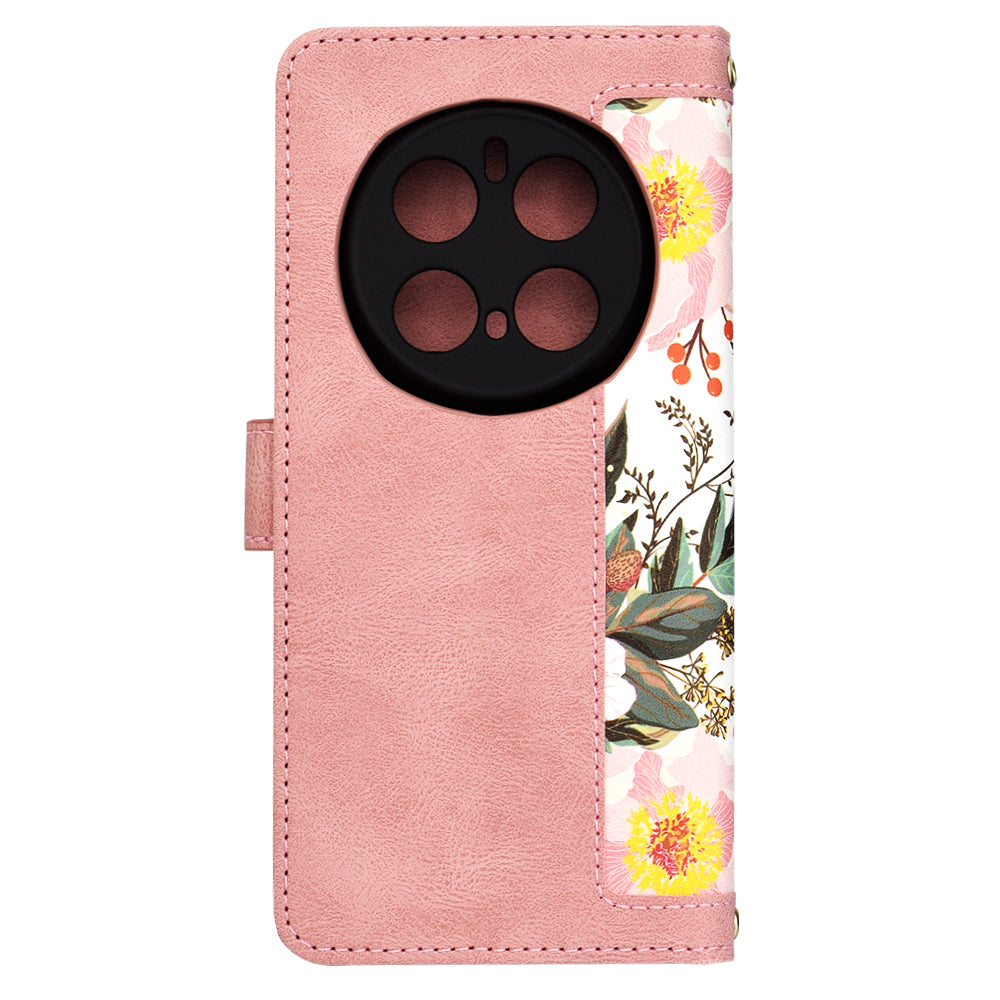 Ovitek za Honor Magic7 Pro, Techsuit, FlipCraft, roza