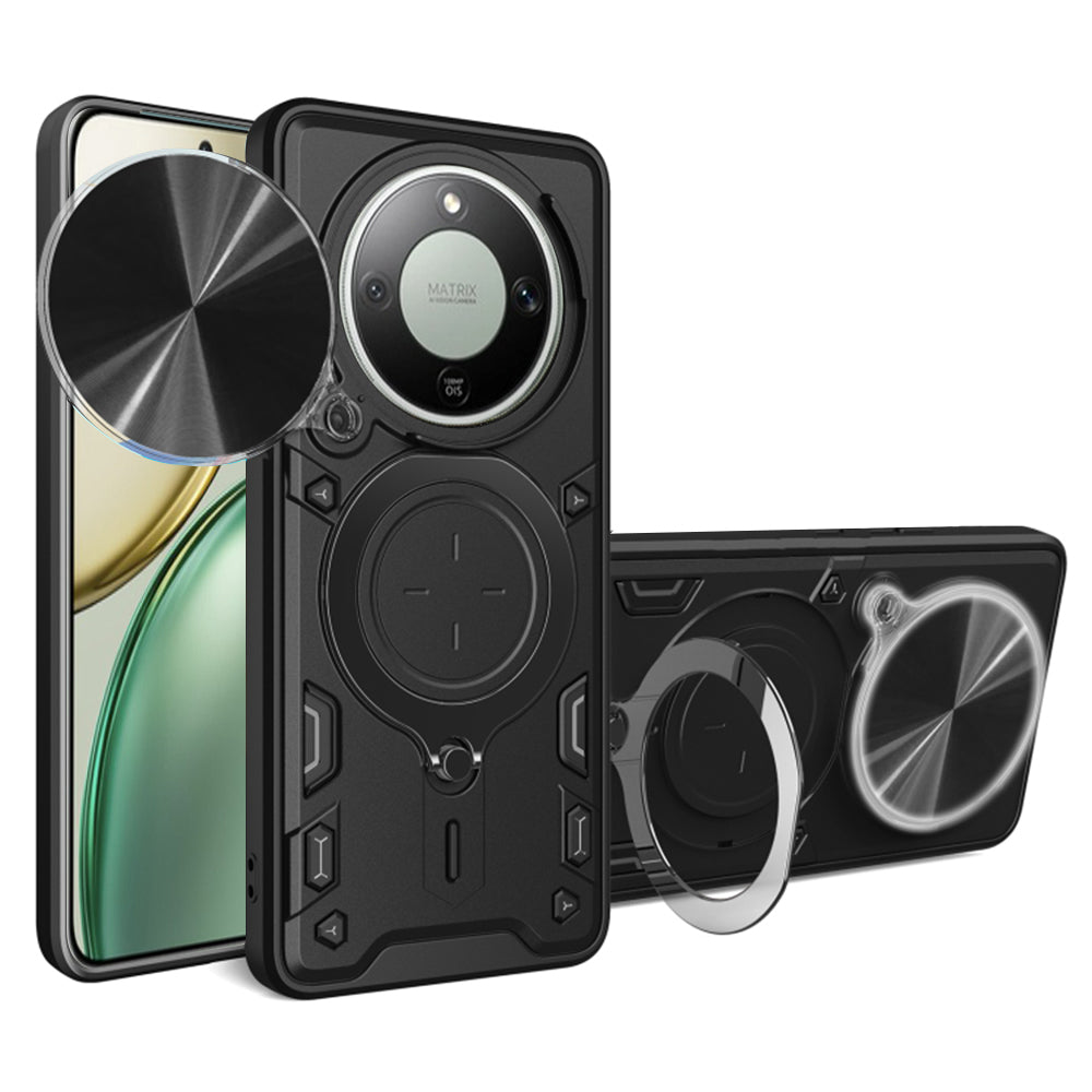 Ovitek za Honor Magic8 Lite, Techsuit, CamGuard Pro, Črn