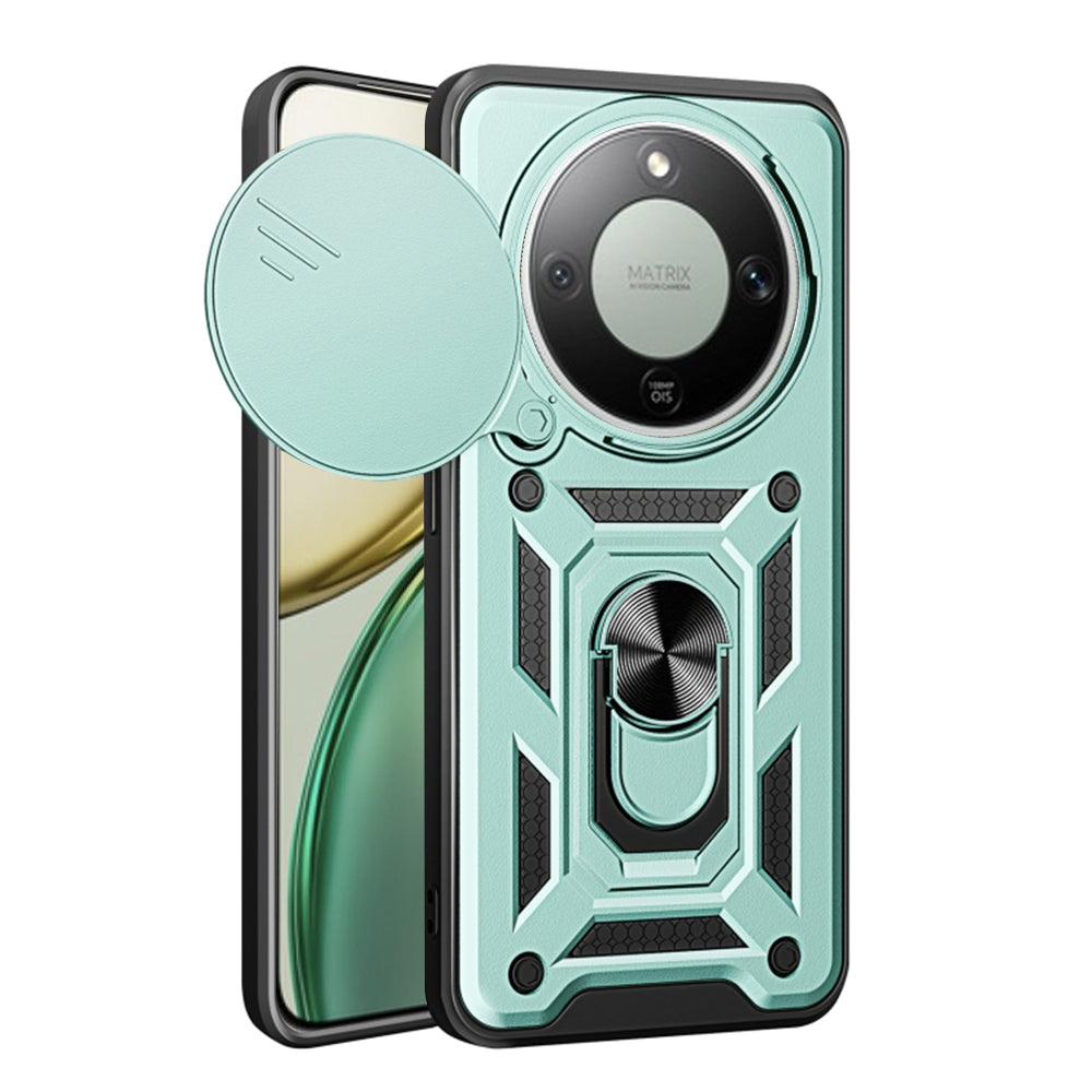 Ovitek za Honor Magic8 Lite, Techsuit, CamShield, Zelen
