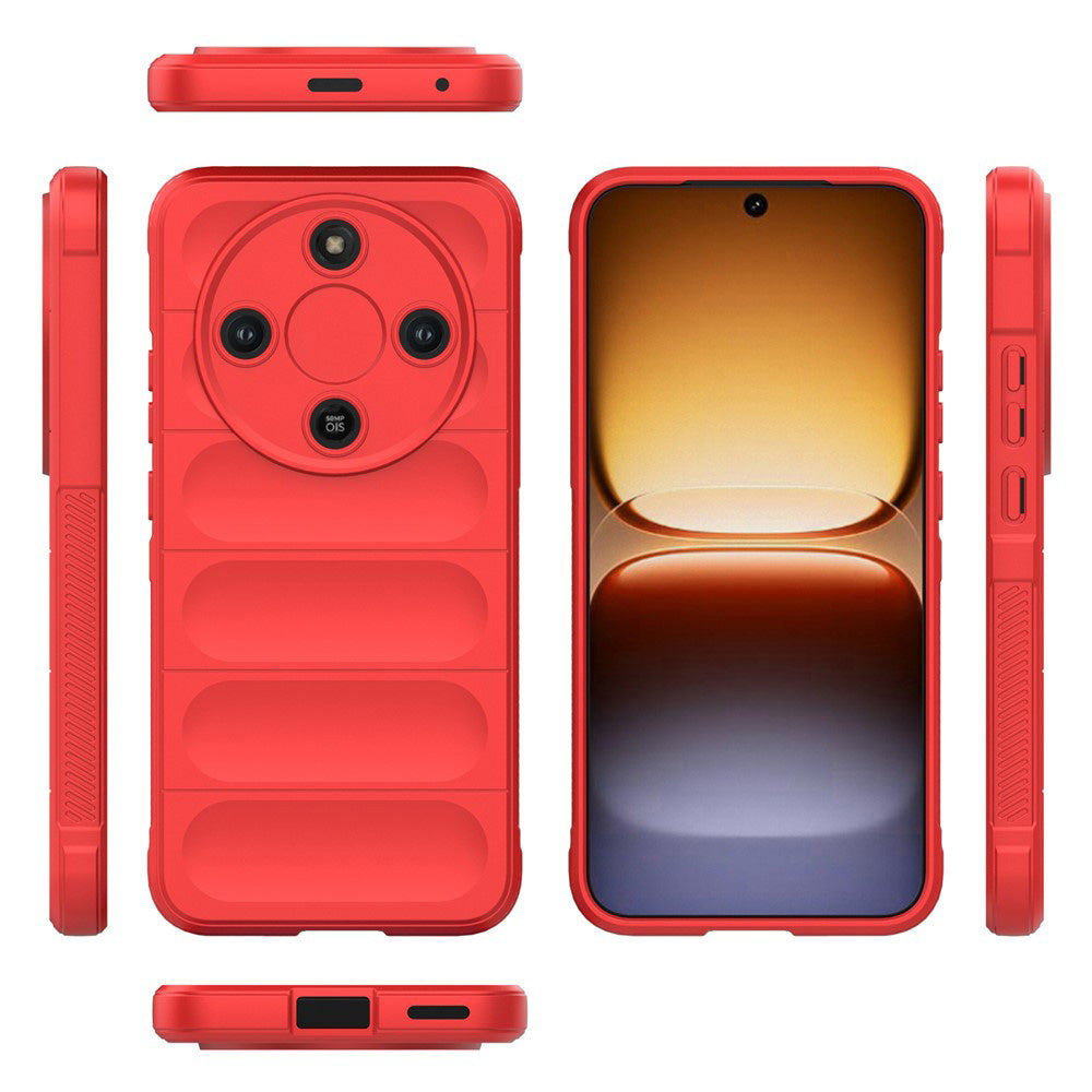 Ovitek za Honor Magic8 Lite, Techsuit, Magic Shield, Rdeča