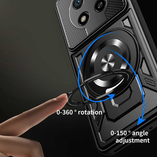 Ovitek za Honor Magic8 Lite, Techsuit, RuggedCam, Modra