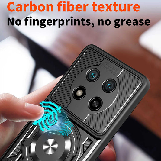 Ovitek za Honor Magic8 Lite, Techsuit, RuggedCam, Siva