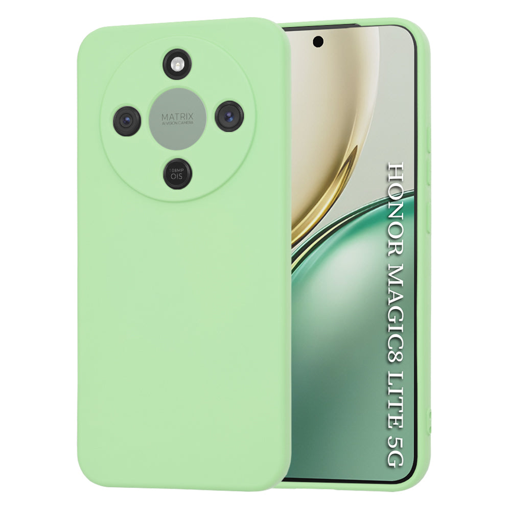 Ovitek za Honor Magic8 Lite, Techsuit, SoftFlex, Svetlo zelena