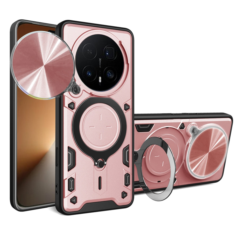 Ovitek za Honor Magic8 Pro, Techsuit, CamGuard Pro, Zlato roza