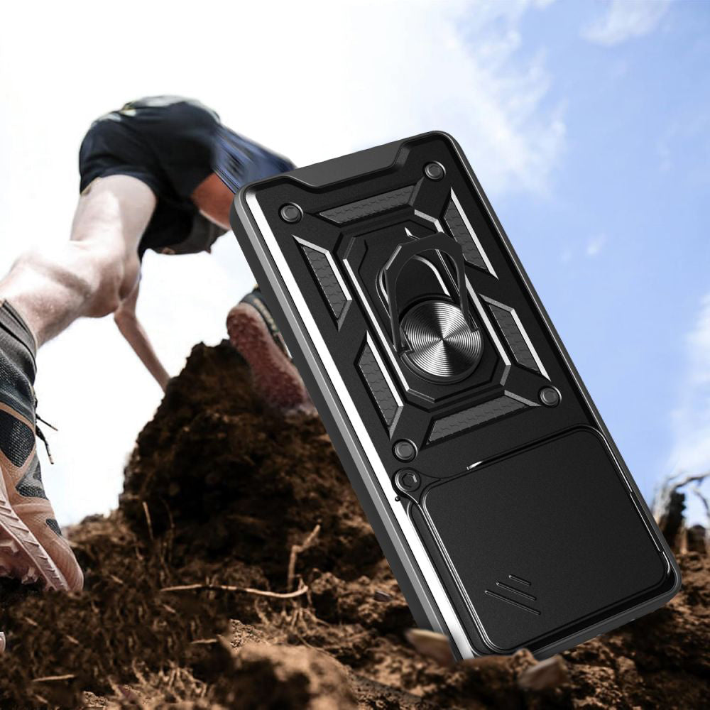 Ovitek za Honor Magic8 Pro, Techsuit, CamShield, Črn