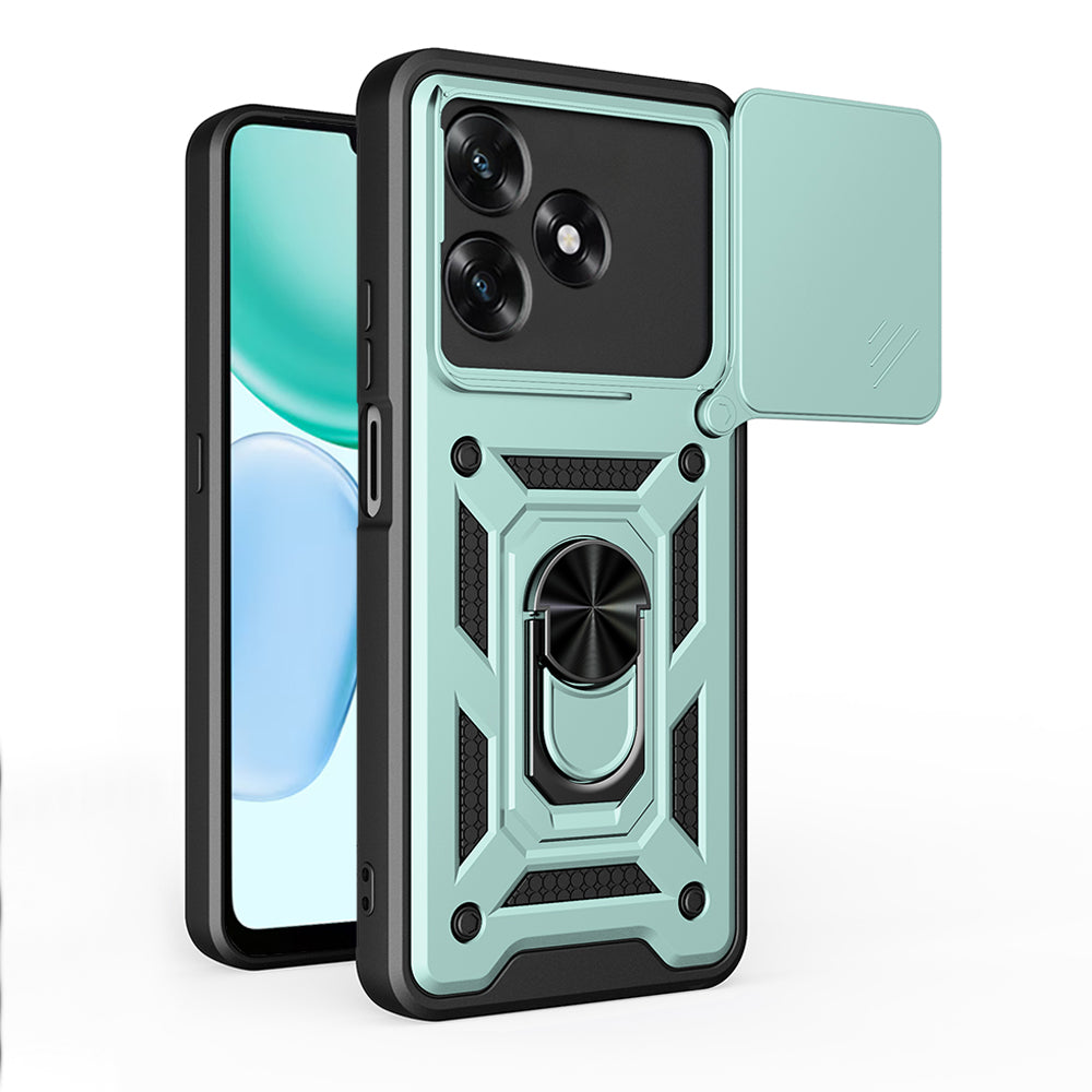 Ovitek za Honor X5c Plus, Techsuit, CamShield, Zelen