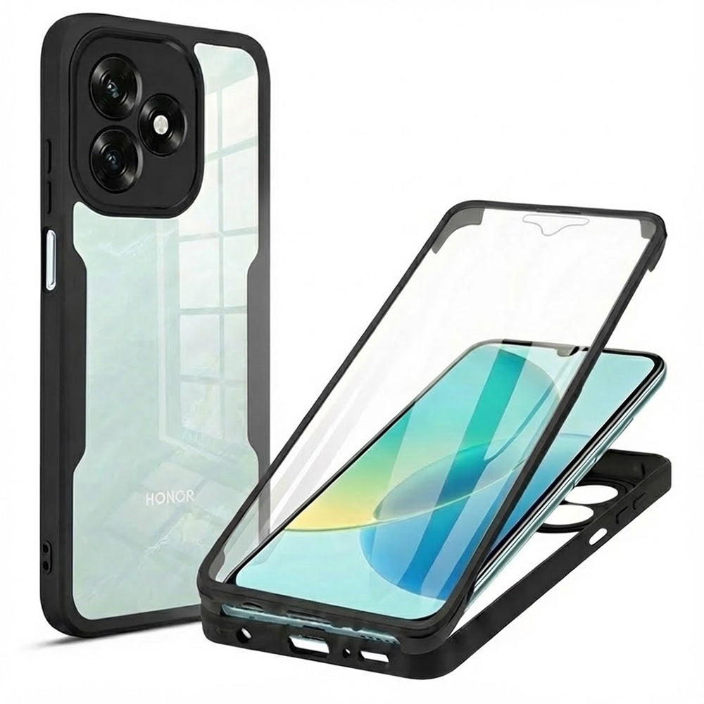 Ovitek za Honor X5c Plus, Techsuit, ColorVerse 360, Črn