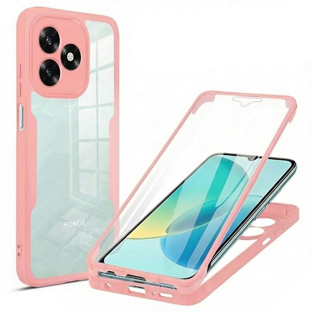 Ovitek za Honor X5c Plus, Techsuit, ColorVerse 360, Roza