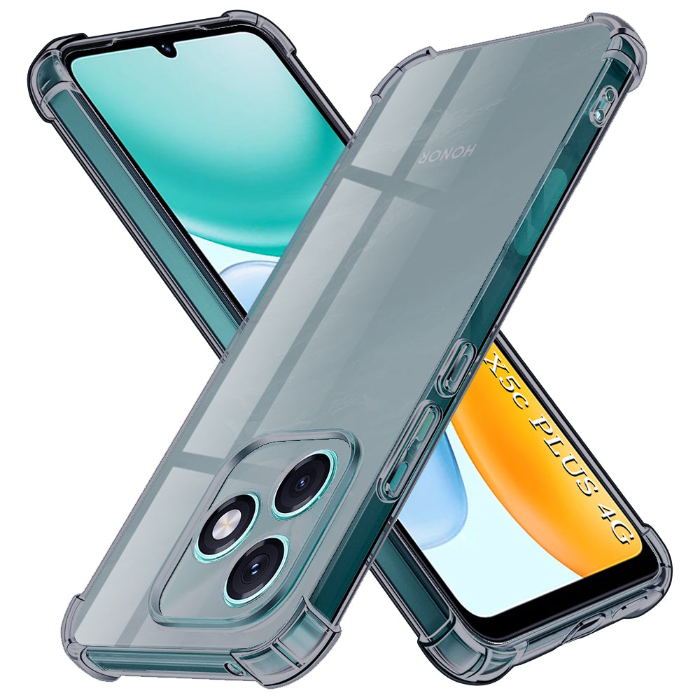 Ovitek za Honor X5c Plus, Techsuit, Shockproof Clear, Dimljena