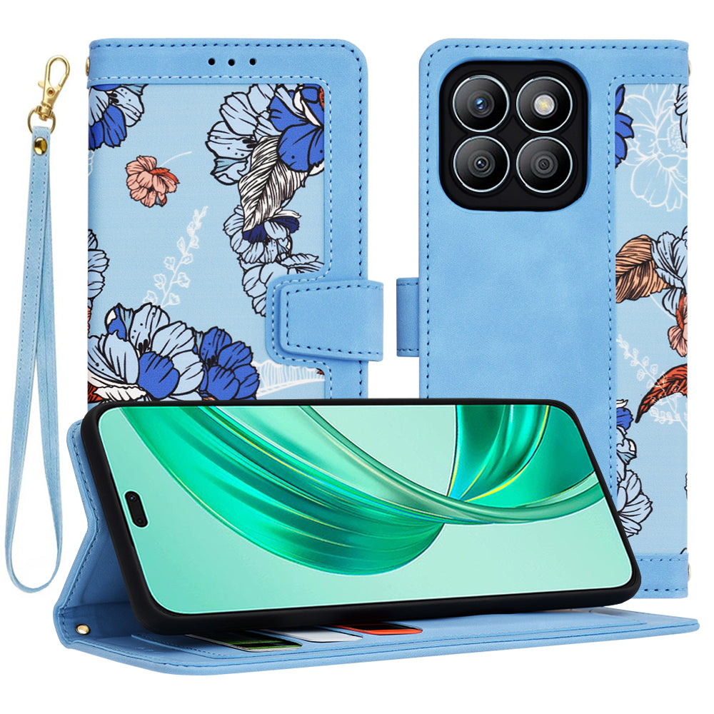 Ovitek za Honor X8b, Techsuit, FlipCraft, modra