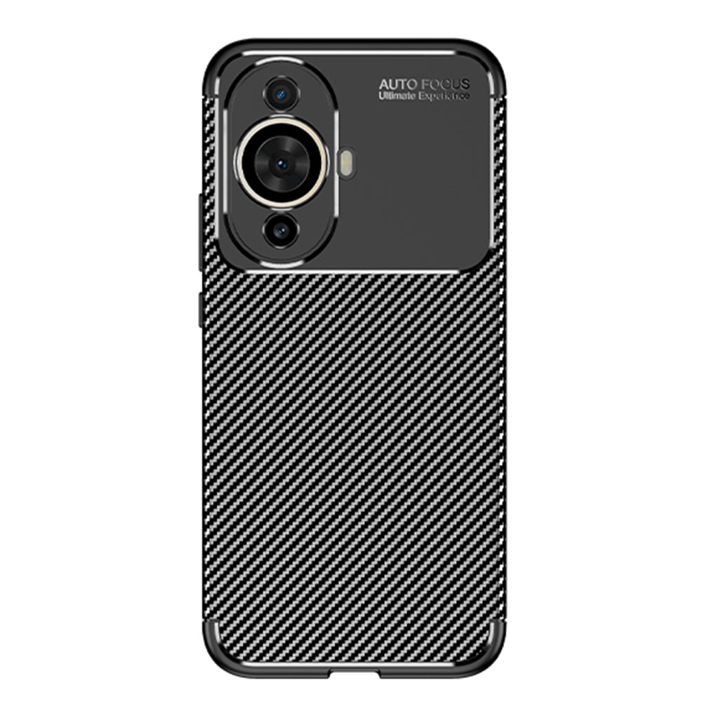Ovitek za Huawei nova 12s / nova 11, Techsuit, CarbonFiber, Črn