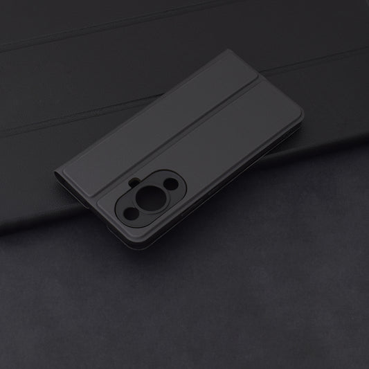 Ovitek za Huawei nova 12s / nova 11, Techsuit, Magskin Book, Črn