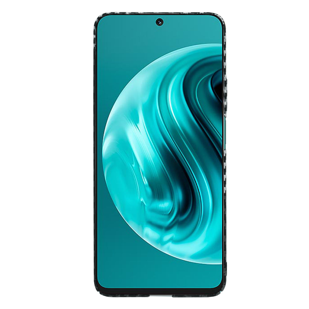 Ovitek za Huawei nova 13i / nova 12i, Techsuit, Carbonite FiberShell, Črno Siva