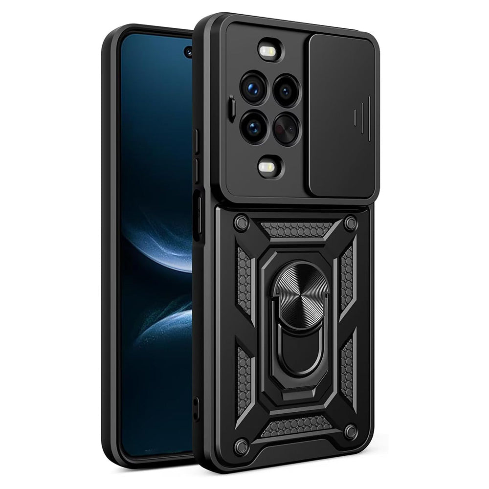 Ovitek za Huawei nova 14 Pro, Techsuit, CamShield, Črn