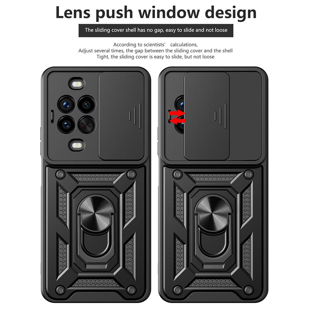 Ovitek za Huawei nova 14 Pro, Techsuit, CamShield, Črn