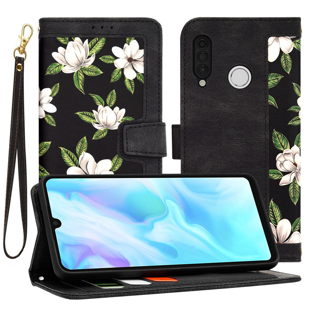 Ovitek za Huawei P30 lite New Edition / P30 lite, Techsuit, FlipCraft, Črn