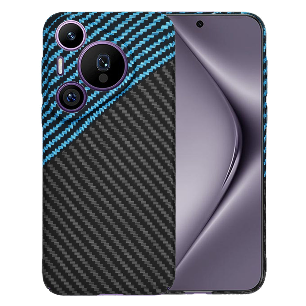 Ovitek za Huawei Pura 70 Pro, Techsuit, Carbonite FiberShell, Črno Modra