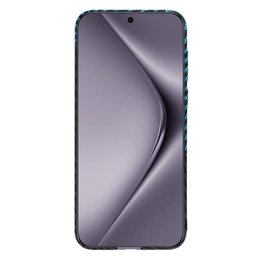 Ovitek za Huawei Pura 70 Pro, Techsuit, Carbonite FiberShell, Črno Modra