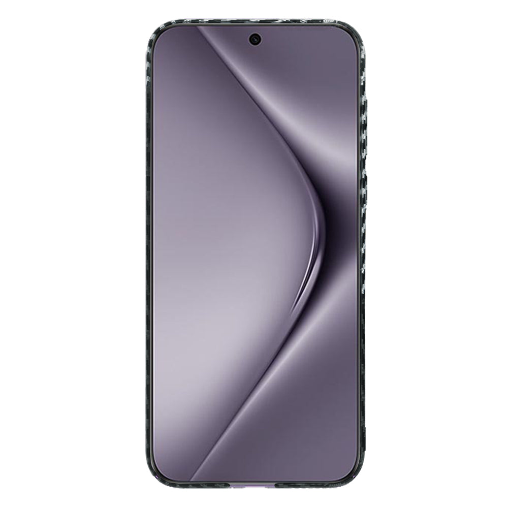 Ovitek za Huawei Pura 70 Pro, Techsuit, Carbonite FiberShell, Črno Siva